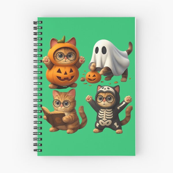 Item preview, Cute Halloween Cats – Fun Illustration. Chats Halloween Mignons – Illustration Fun designed and sold by Drawingshirts.