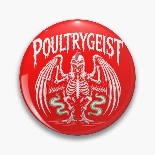 Item preview, Poultrygeist Pun – Horror Chicken Design designed and sold by RDRdesign.