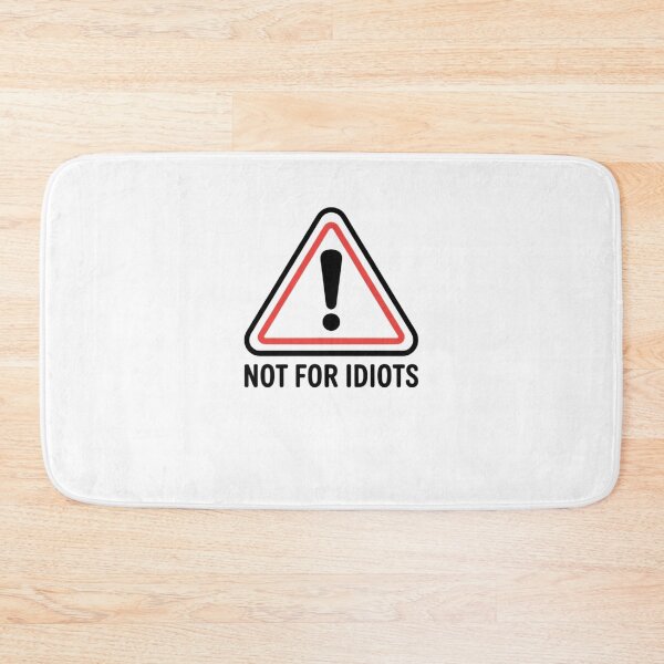 Item preview, DANGER: THIS MACHINE SHOULD NOT BE OPERATED BY IDIOTS designed and sold by Mateusz Majcherek.