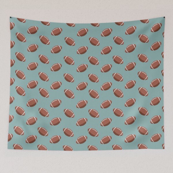 Item preview, Footballs on Light Gray-Green   designed and sold by KSimpson838.