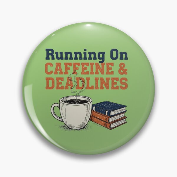 Item preview, Running on Caffeine & Deadlines Funny T-Shirt | College Student Life Gift | Back to School Humor Tee designed and sold by El malah.