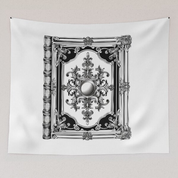Item preview, Gothic Spellbook Ornament designed and sold by AlexLineArt.