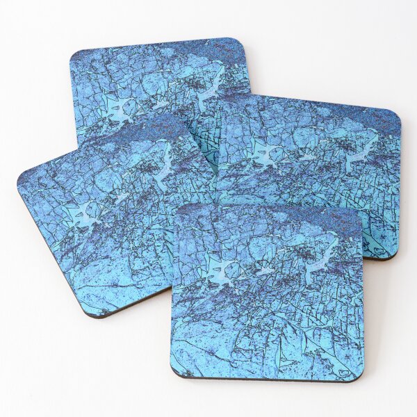 Item preview, Blue rock digitised abstract designed and sold by stevepaint.