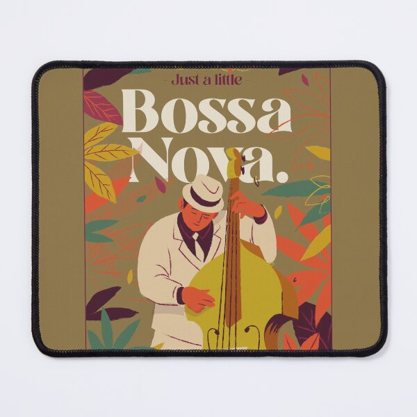 Item preview, Just a Little Bossa Nova – Colorful Bass Vibes designed and sold by Novel Works Studio.