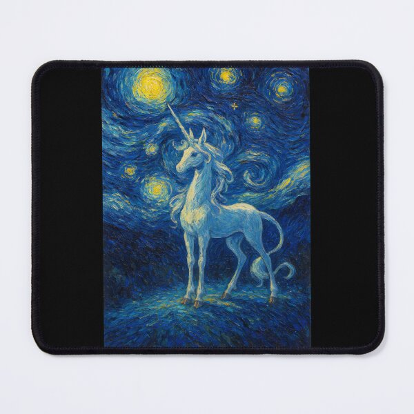 Item preview, The Last Unicorn Starry Night designed and sold by Dragon Space.