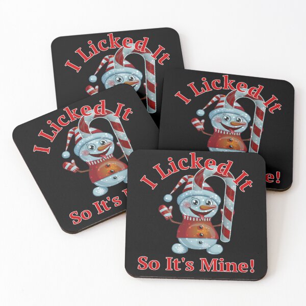 Item preview, Funny Christmas Candy Cane Snowman I Licked It So It's Mine designed and sold by brntcoff1.
