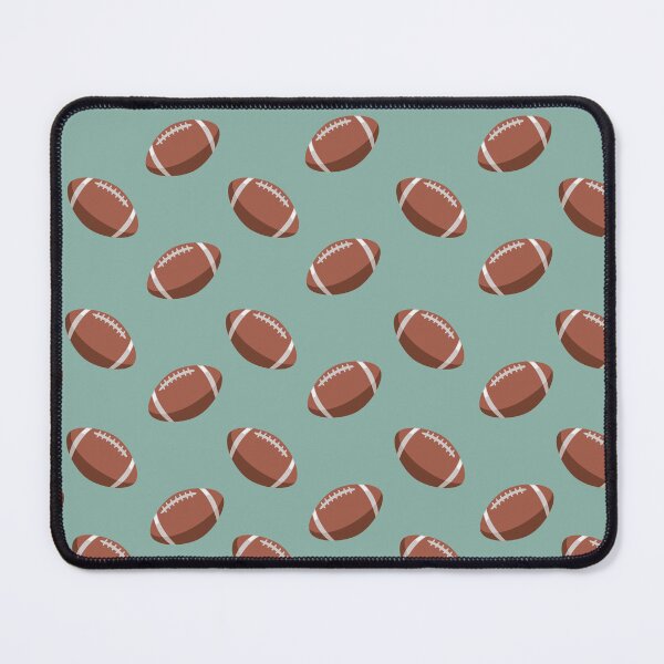 Item preview, Footballs on Dark Sage Green designed and sold by KSimpson838.