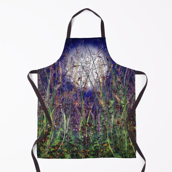 Item preview, Moonlit Meadow Blooms Midnight Digital Painting designed and sold by Rocky Mountain Artistry.