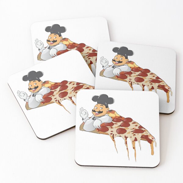 Item preview, Delicious Pizza Slice Mascot Illustration Fun Food Art designed and sold by jayson salvador.