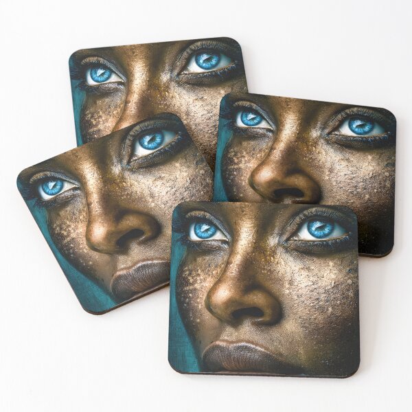 Item preview, Striking Portrait of a Woman with Unique Features designed and sold by Artessie.