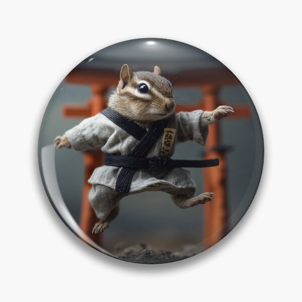 Item preview, Leaping Karate Chipmunk designed and sold by Tridentulus.