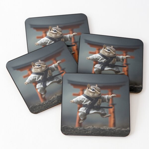 Item preview, Leaping Karate Chipmunk designed and sold by Tridentulus.