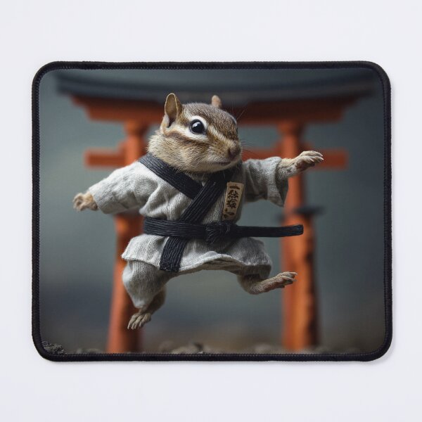 Item preview, Leaping Karate Chipmunk designed and sold by Tridentulus.