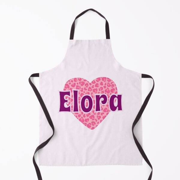 Item preview, Elora Name Pink Leopard Heart designed and sold by Jeallan Designs.