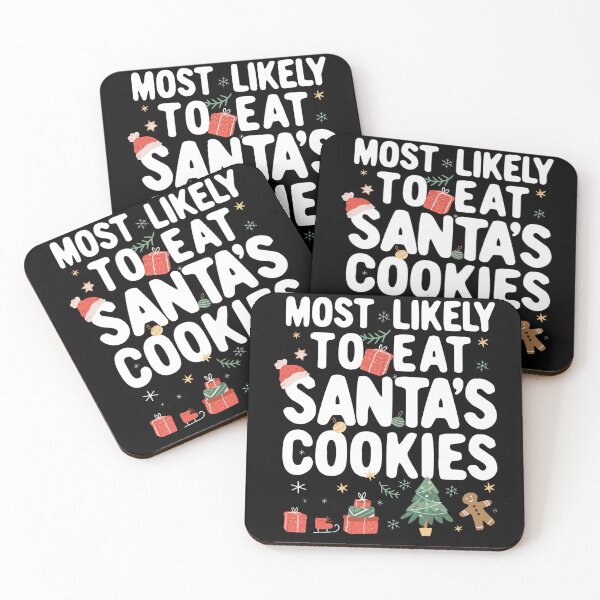 Item preview, Christmas Family Matching Most Likely To eat Santa's Cookies designed and sold by louisshanebl.