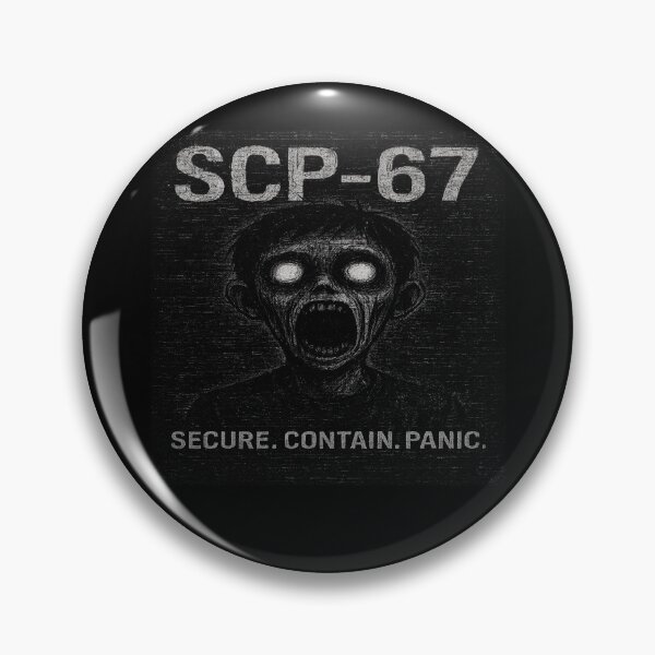 Item preview, SCP-67 Containment Neon Horror T-Shirt – Gamer Sci-Fi Streetwear Graphic Tee designed and sold by POD DYNASTY.
