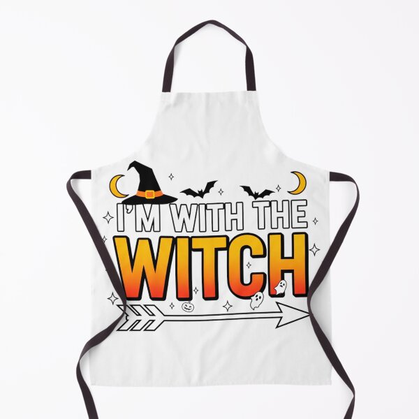 Item preview, I’m With The Witch – Funny Halloween Quote designed and sold by Teetreasure2.