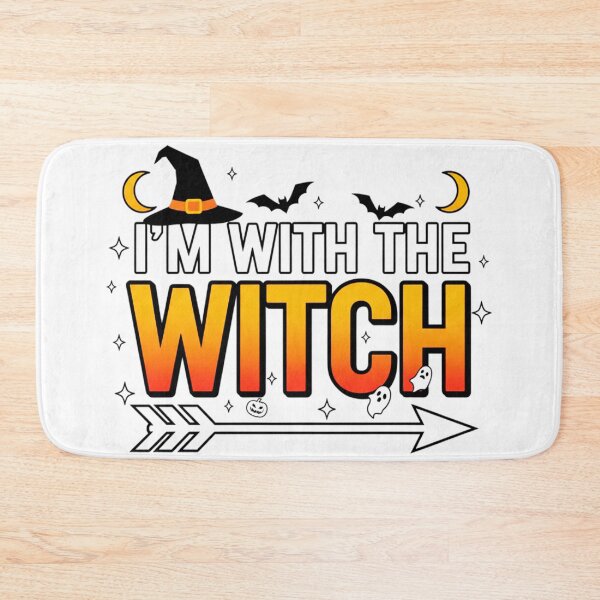 Item preview, I’m With The Witch – Funny Halloween Quote designed and sold by Teetreasure2.