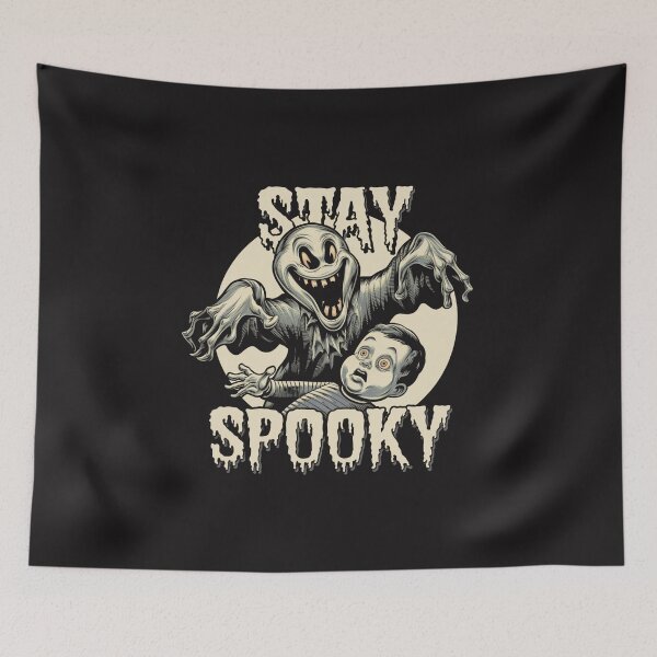 Item preview, Crazy ghost haunts little boy. designed and sold by Pixel Bloom 71.