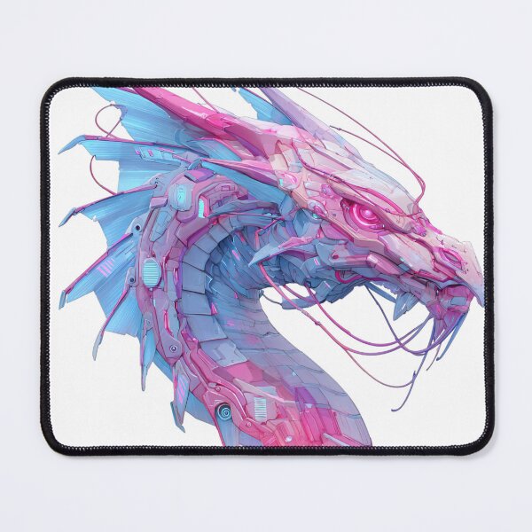 Item preview, Cyberpunk Dragon – Futuristic Neon Tech designed and sold by PrintDelightsDJ.
