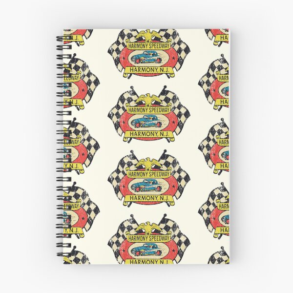 Item preview, Harmony Speedway, Warren County, New Jersey - gnarly, worn, aged print designed and sold by retropetrol.