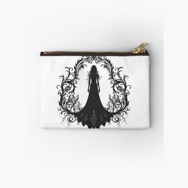 Item preview, Gothic Lady Silhouette Ornament designed and sold by AlexLineArt.