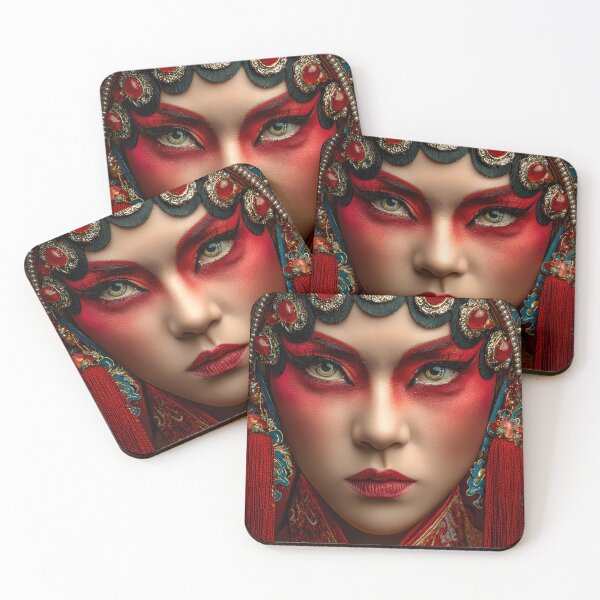 Item preview, Regal Portrait in Traditional Chinese Opera Costume designed and sold by Artessie.