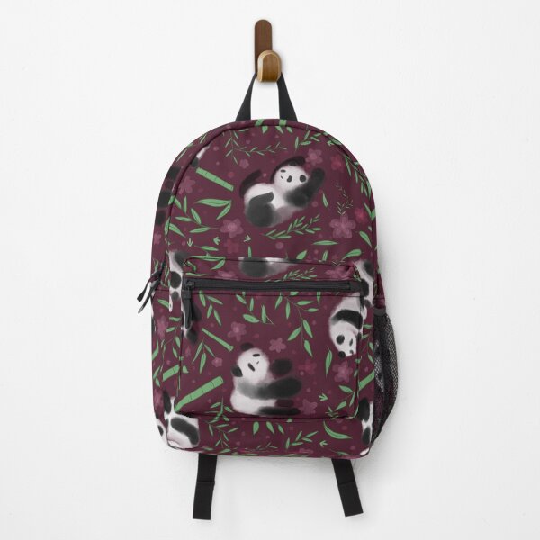 Item preview, Pandas Tumbling in Leaves Pattern designed and sold by DayDesigns2025.