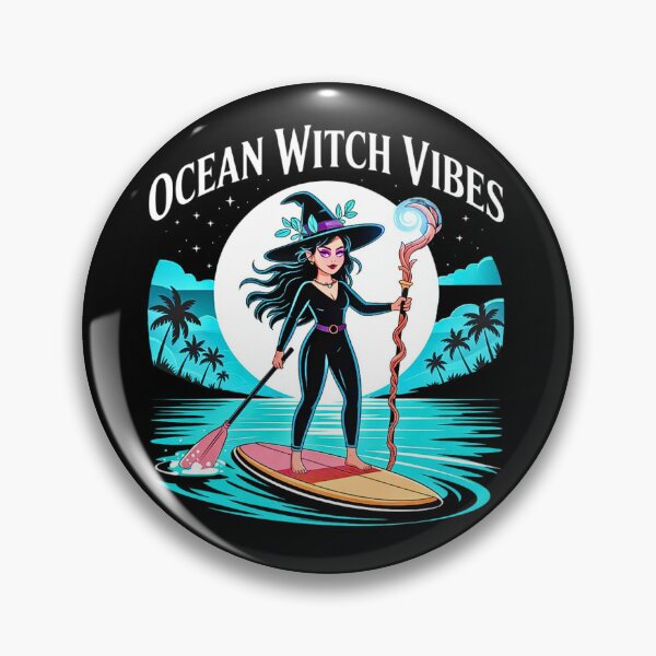 Item preview, Ocean Witch Vibes - Spooky Beach designed and sold by VibrArtco.