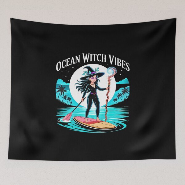 Item preview, Ocean Witch Vibes - Spooky Beach designed and sold by VibrArtco.