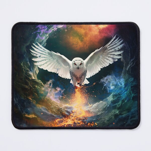 Item preview, Mystical white owl designed and sold by clarazen.