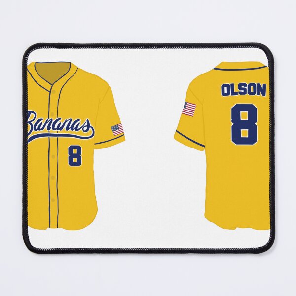 Item preview, Jackson Olson Savannah Bananas Jersey designed and sold by plusitpress.