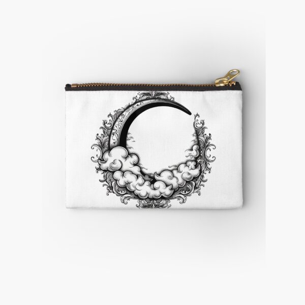Item preview, Gothic Crescent Moon Ornament designed and sold by AlexLineArt.