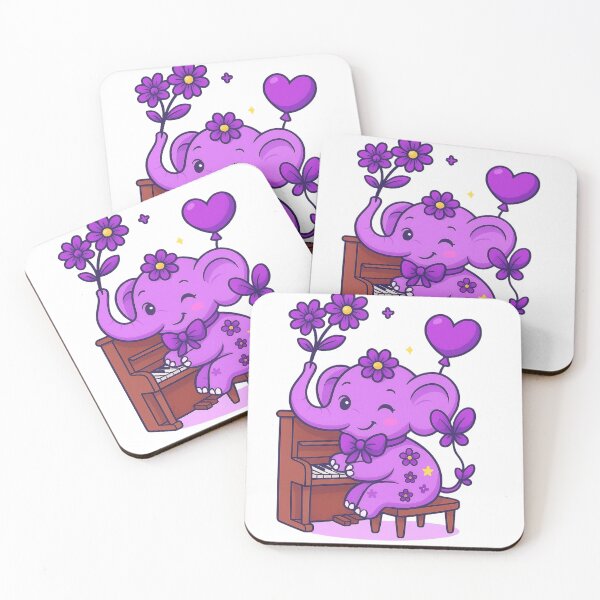 Item preview, Baby Elephant Piano Serenade designed and sold by Bubblysbubble.