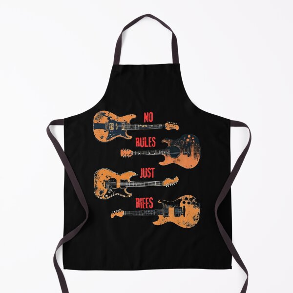 Item preview, "No Rules Just Riffs" Grunge Guitar T-Shirt Gifts For Music Fans designed and sold by EggertoneArt.