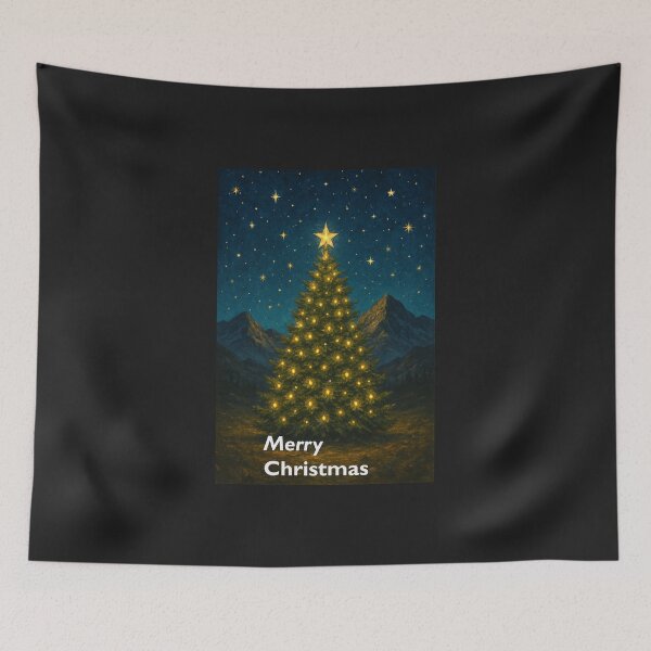 Item preview, Santa among the hills designed and sold by annenambiro.