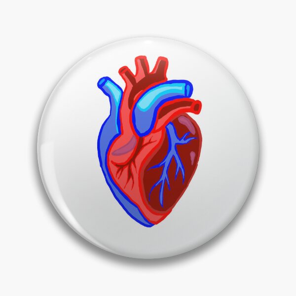 Item preview, Anatomical Heart Graphic designed and sold by brains-and-brushes.