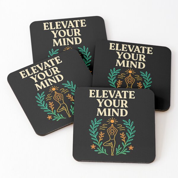 Item preview, Elevate Your Mind – Yoga Meditation Affirmation Design designed and sold by TTM Inspirational.