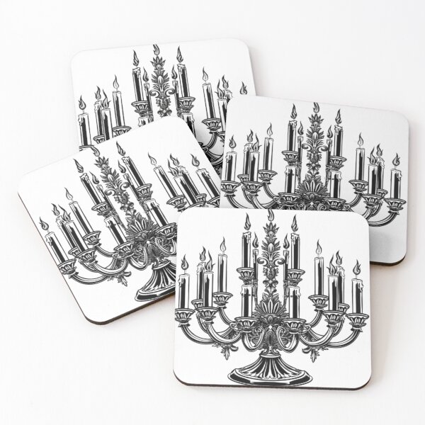 Item preview, Gothic Candelabra Ornament designed and sold by AlexLineArt.
