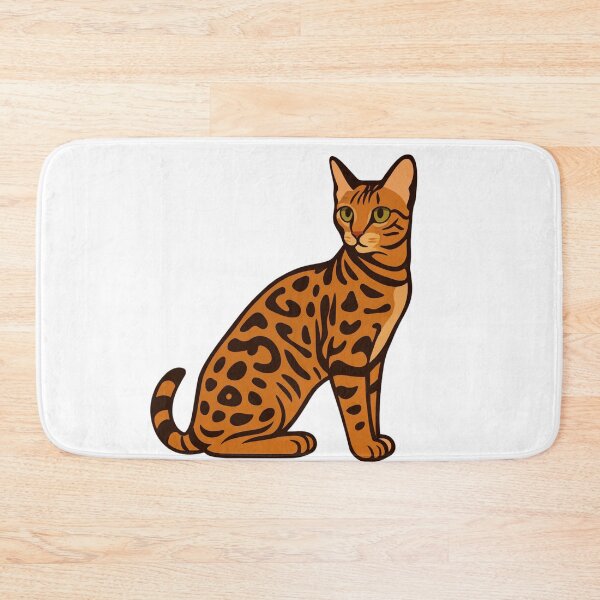 Item preview, Bengal Cat – Bold Colored Vector Illustration designed and sold by blaze_art.