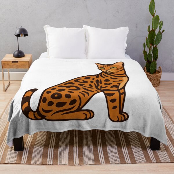 Item preview, Bengal Cat – Bold Colored Vector Illustration designed and sold by blaze_art.