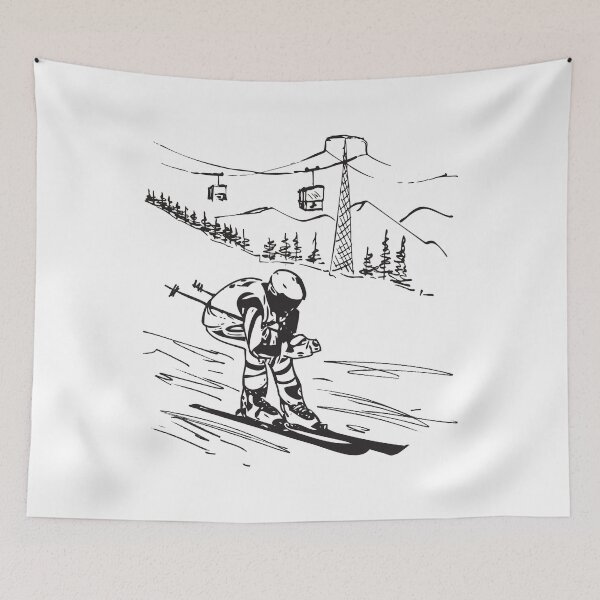 Item preview, Alpine Ski Racing  designed and sold by Anniko Art Studio.