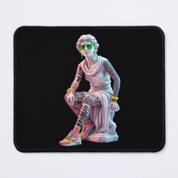 Item preview, Urban Tattooed Statue – Streetwear Art designed and sold by Ahau Designs.