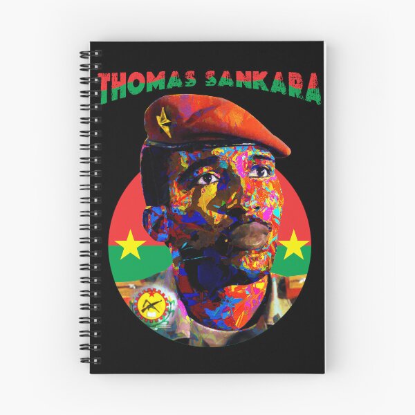 Item preview, Thomas Sankara  colorful pop art portrait - Burkina Faso leader designed and sold by Youngkev-arts.