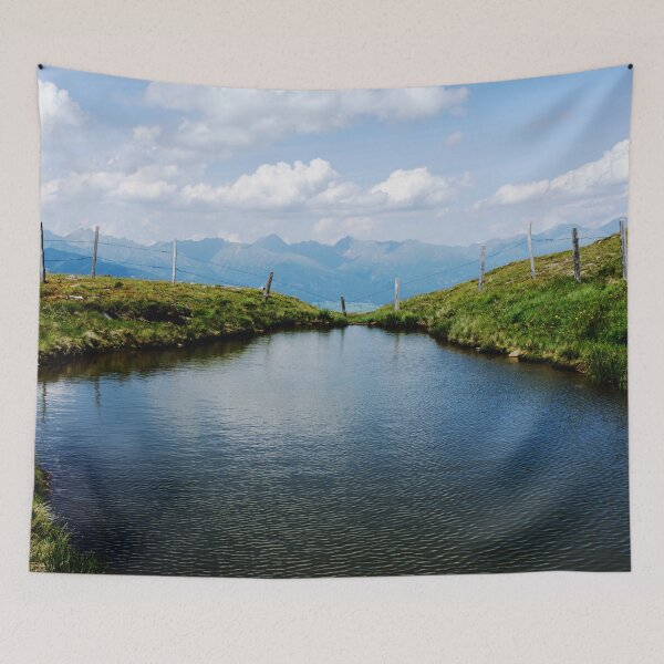 Item preview, Alpine lake at the top of a mountain designed and sold by Michaelerch.