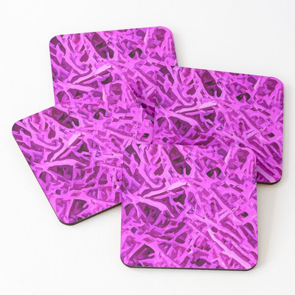 Item preview, Dendritic purple grass abstract designed and sold by stevepaint.