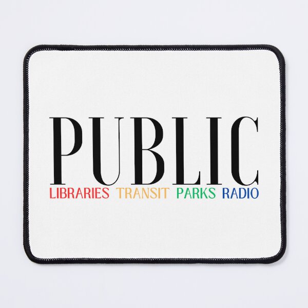 Item preview, Public Libraries Transit Parks Radio designed and sold by BookishStyle.
