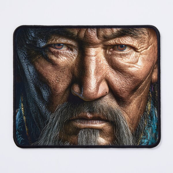 Item preview, Elderly Man in Ornate Traditional Clothing Portrait designed and sold by Artessie.
