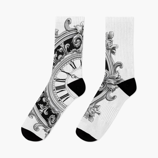 Item preview, Gothic Ornamental Clock designed and sold by AlexLineArt.