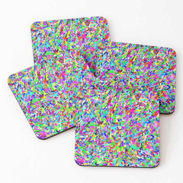 Item preview, Colourful shards of glass abstract  designed and sold by stevepaint.